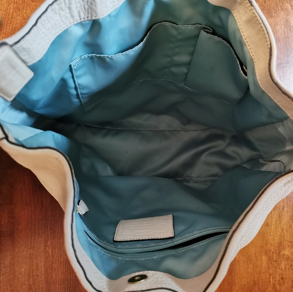 XL COACH Bag, cream leather - Picture 6 of 8